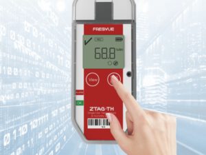 Fresvue ZTAG-TH single-use temperatuur en luchtvochtigheidslogger